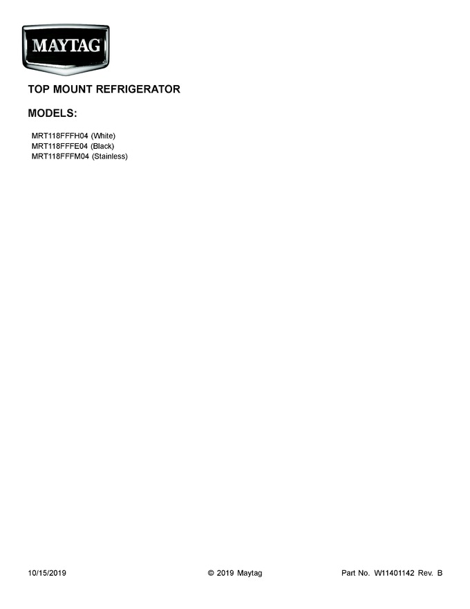 Diagram for MRT118FFFE04