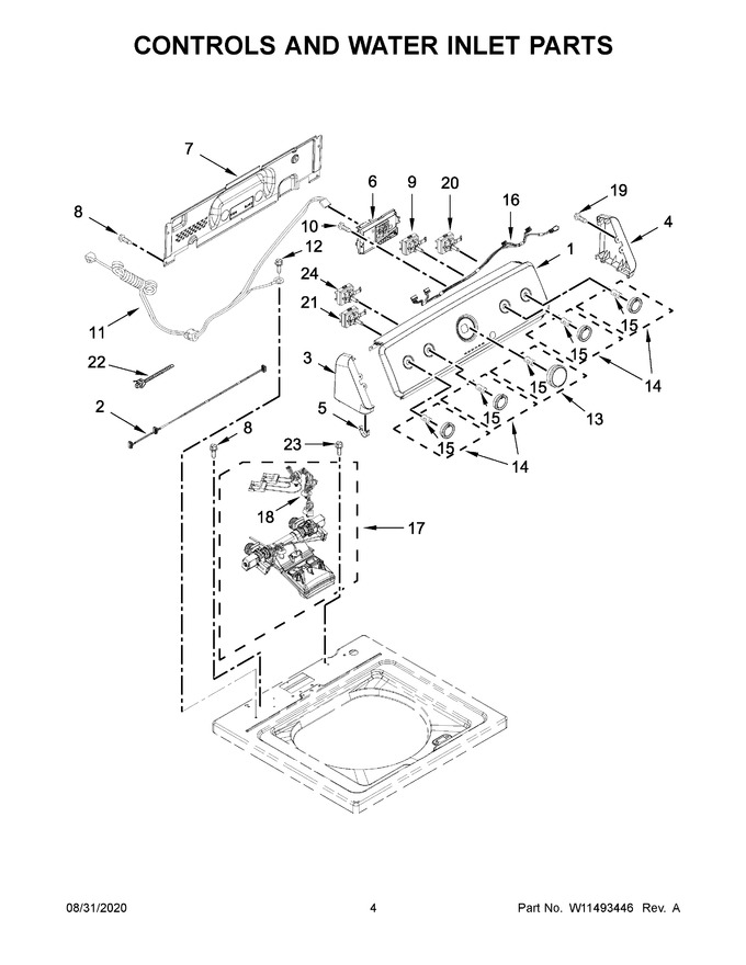 Diagram for MVWC465HW3