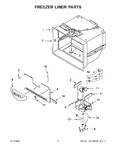 Diagram for 04 - Freezer Liner Parts