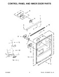 Diagram for 03 - Control Panel And Inner Door Parts