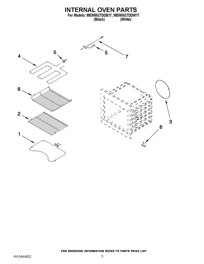Diagram for MEW5527DDW17
