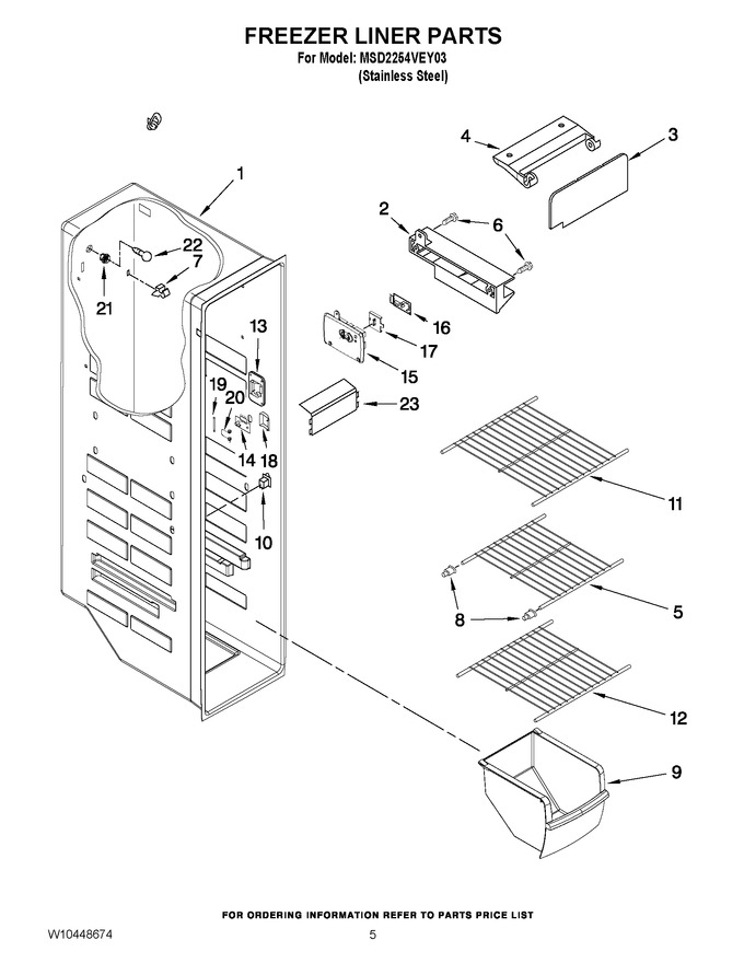 Diagram for MSD2254VEY03