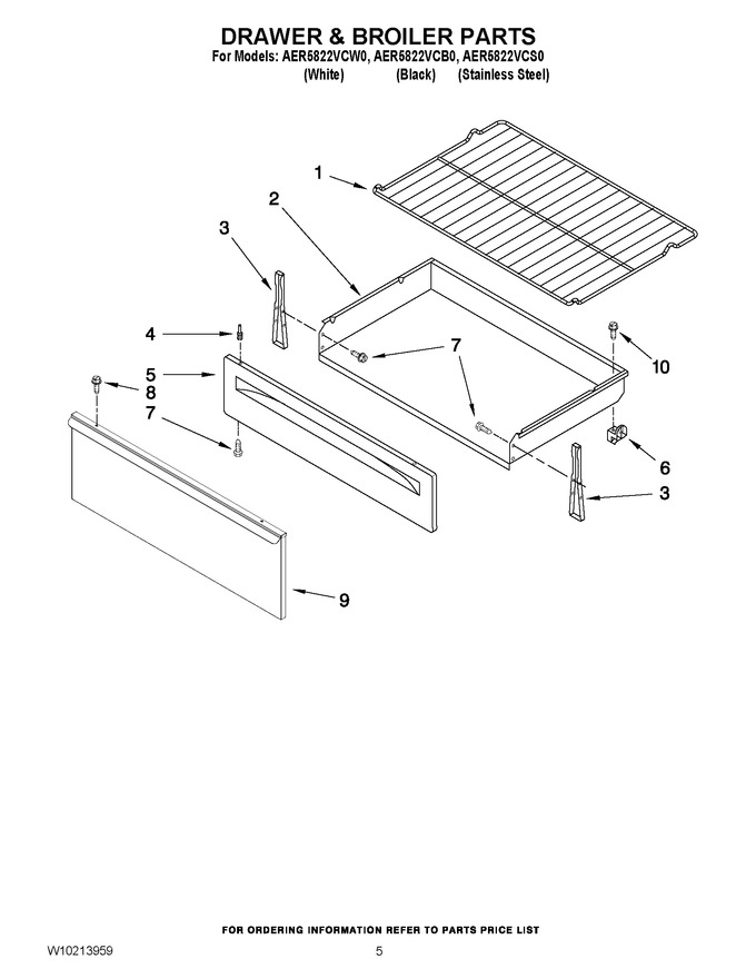 Diagram for AER5822VCW0