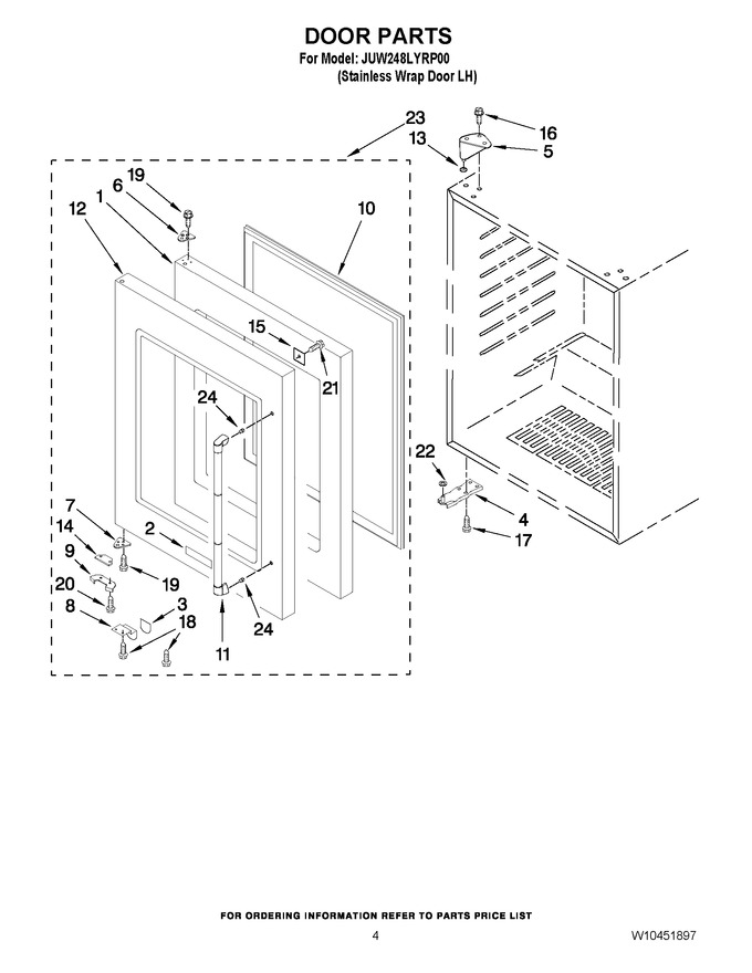 Diagram for JUW248LYRP00