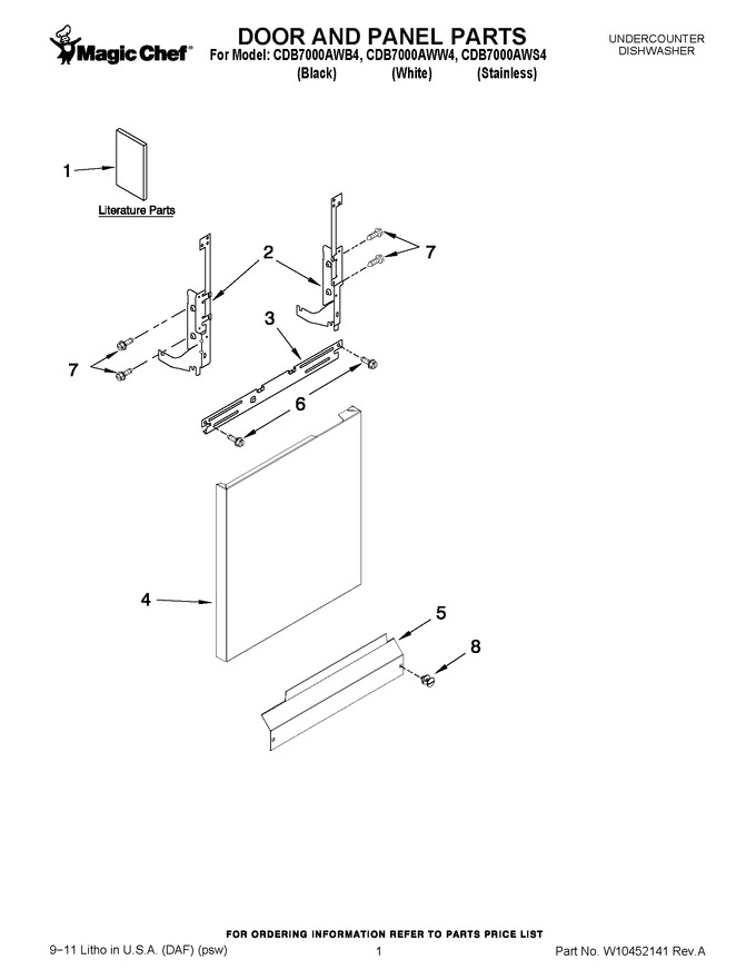 Diagram for CDB7000AWS4