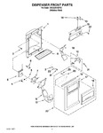 Diagram for 07 - Dispenser Front Parts