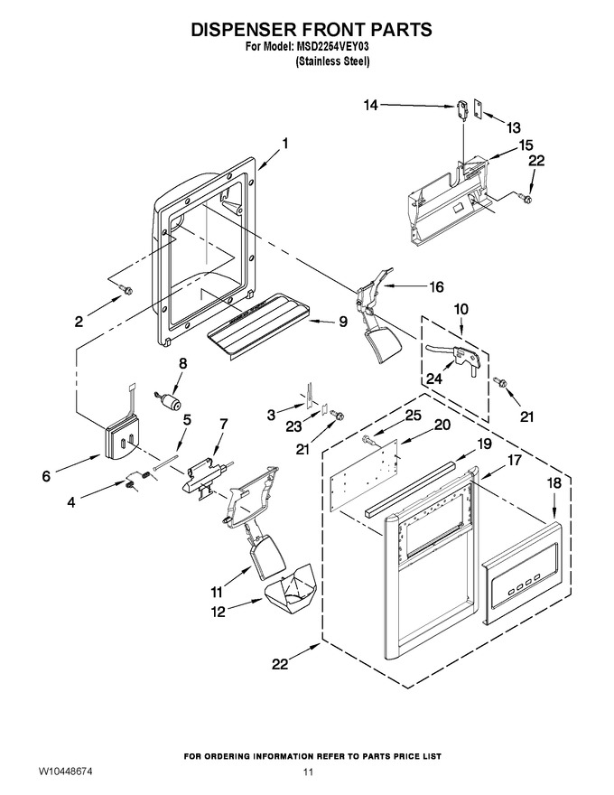 Diagram for MSD2254VEY03