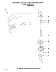 Diagram for 12 - Motor And Ice Container Parts