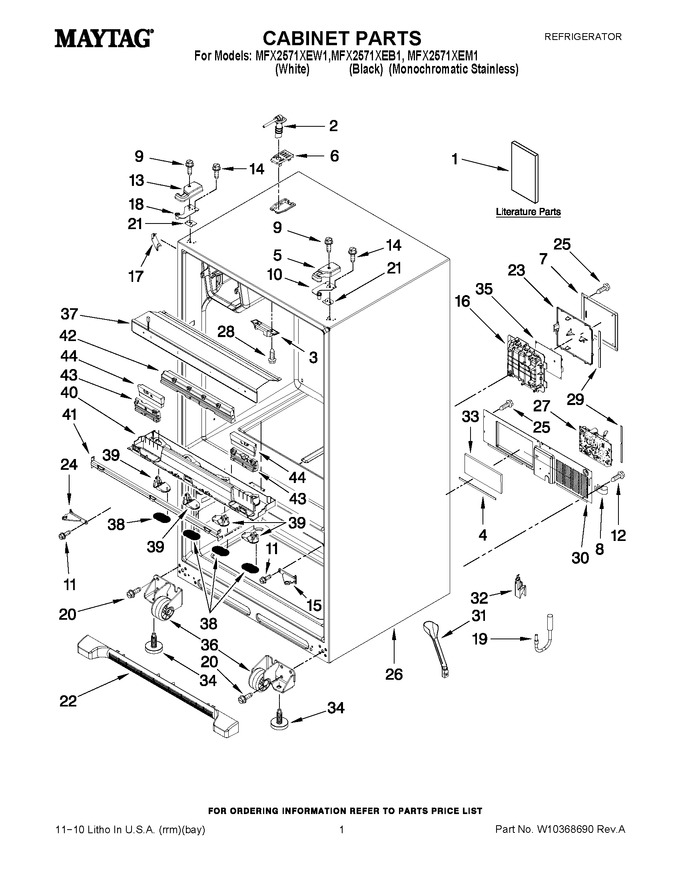 Diagram for MFX2571XEB1Q