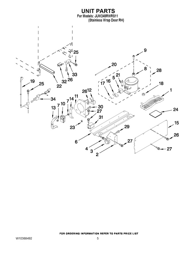 Diagram for JUW248RWRS11