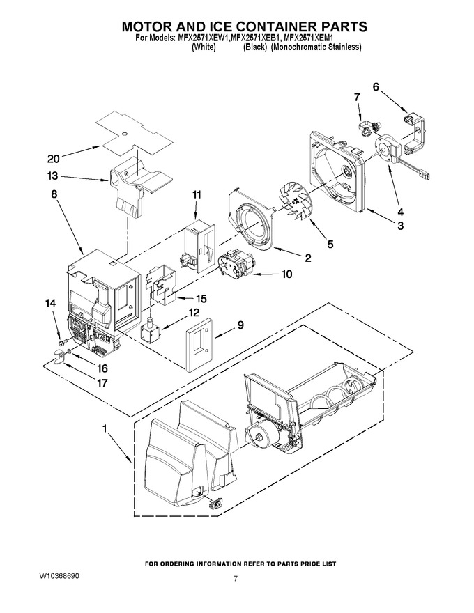 Diagram for MFX2571XEB1Q