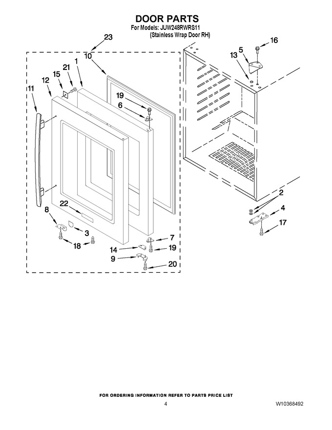 Diagram for JUW248RWRS11