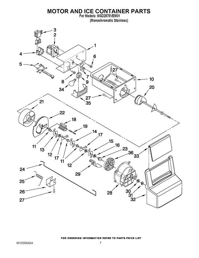 Diagram for MSD2578VEM01