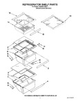 Diagram for 03 - Refrigerator Shelf Parts