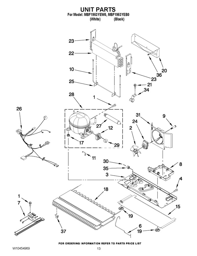 Diagram for MBF1953YEW0