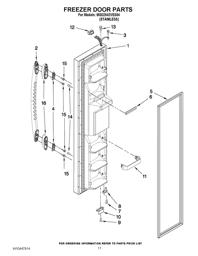 Diagram for MSD2542VES04