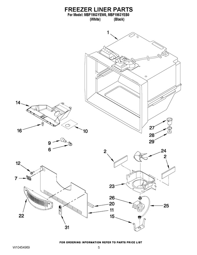 Diagram for MBF1953YEW0