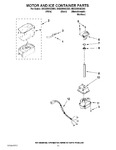 Diagram for 08 - Motor And Ice Container Parts