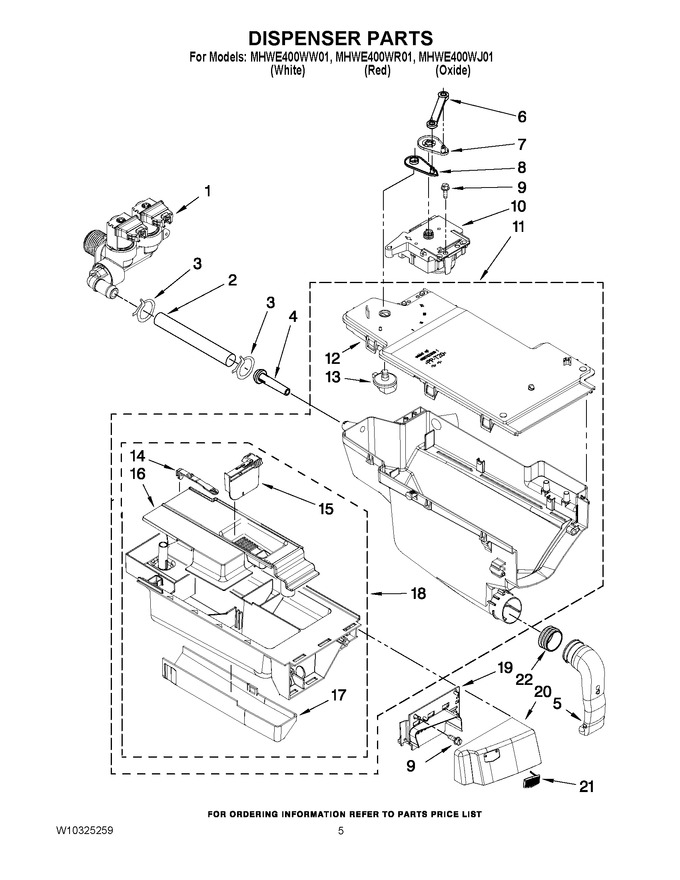 Diagram for MHWE400WR01