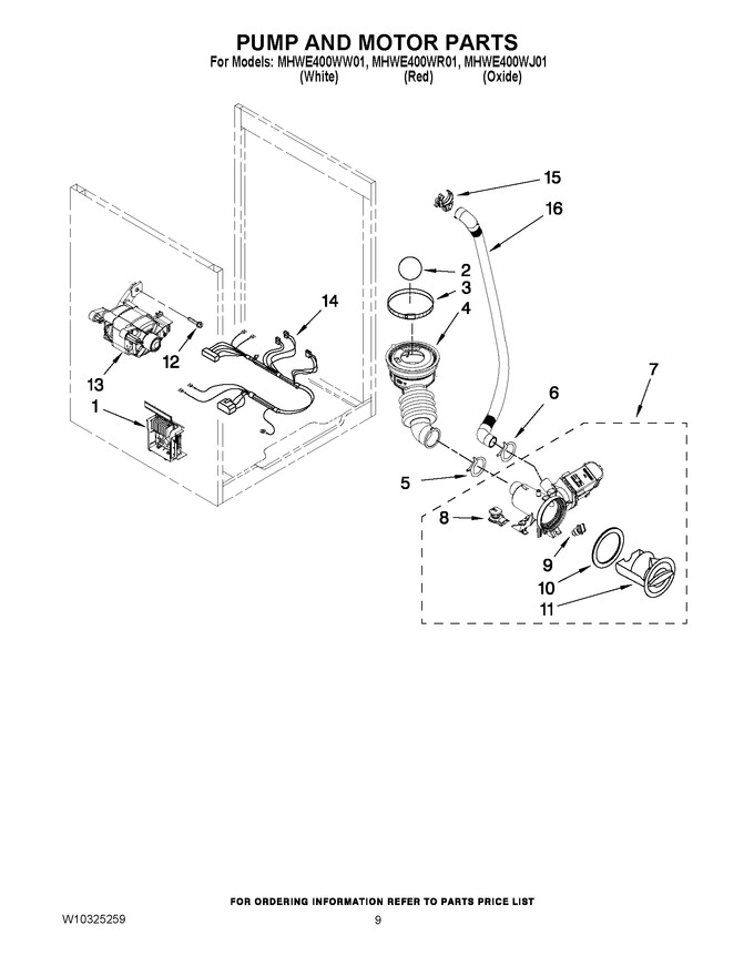 Diagram for MHWE400WR01