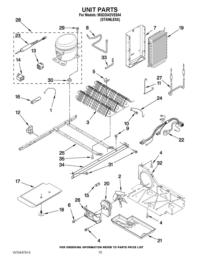 Diagram for MSD2542VES04