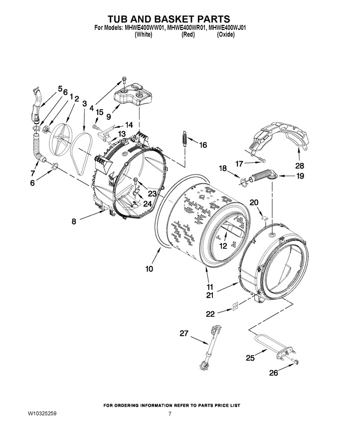 Diagram for MHWE400WR01