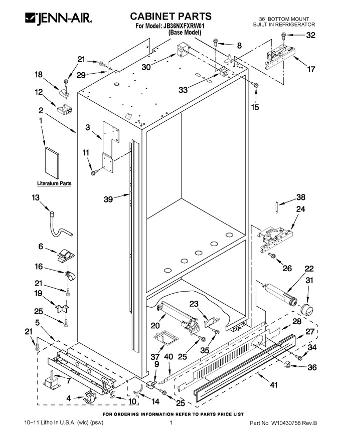 Diagram for JB36NXFXRW01