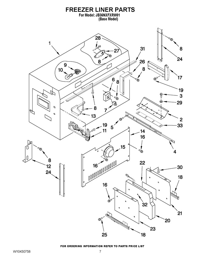 Diagram for JB36NXFXRW01