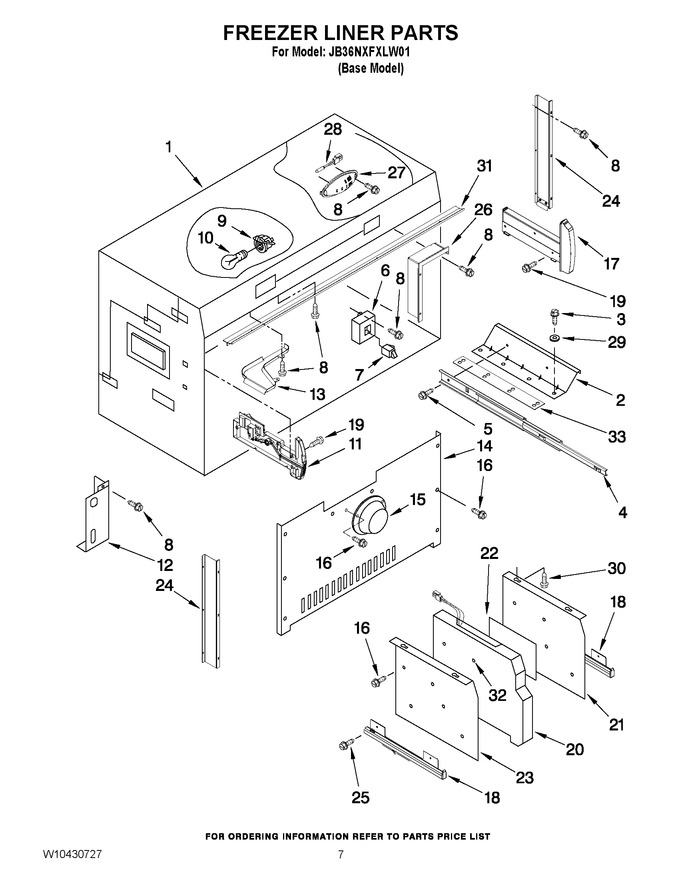 Diagram for JB36NXFXLW01