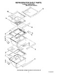 Diagram for 03 - Refrigerator Shelf Parts