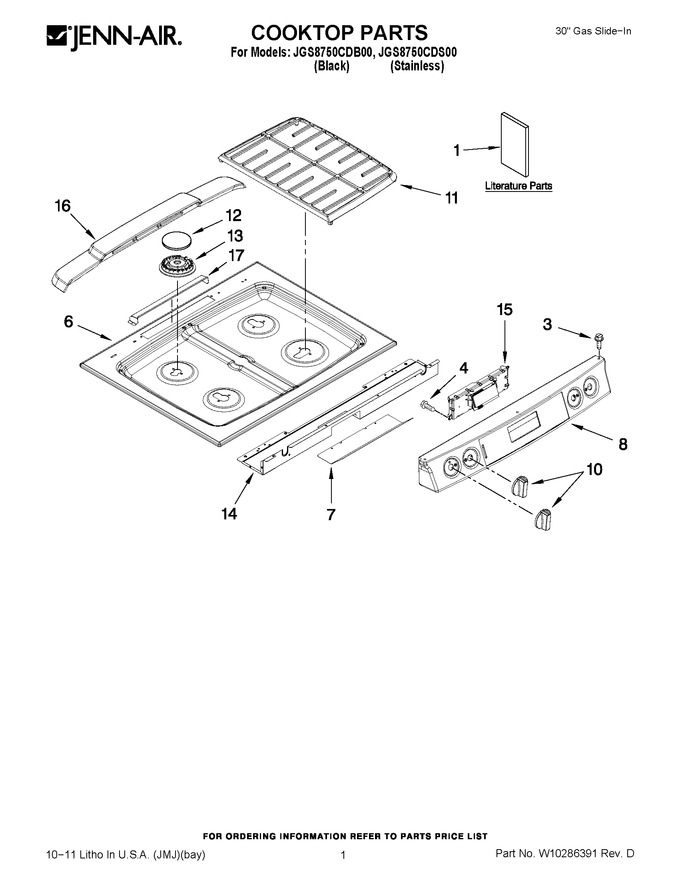 Diagram for JGS8750CDB00