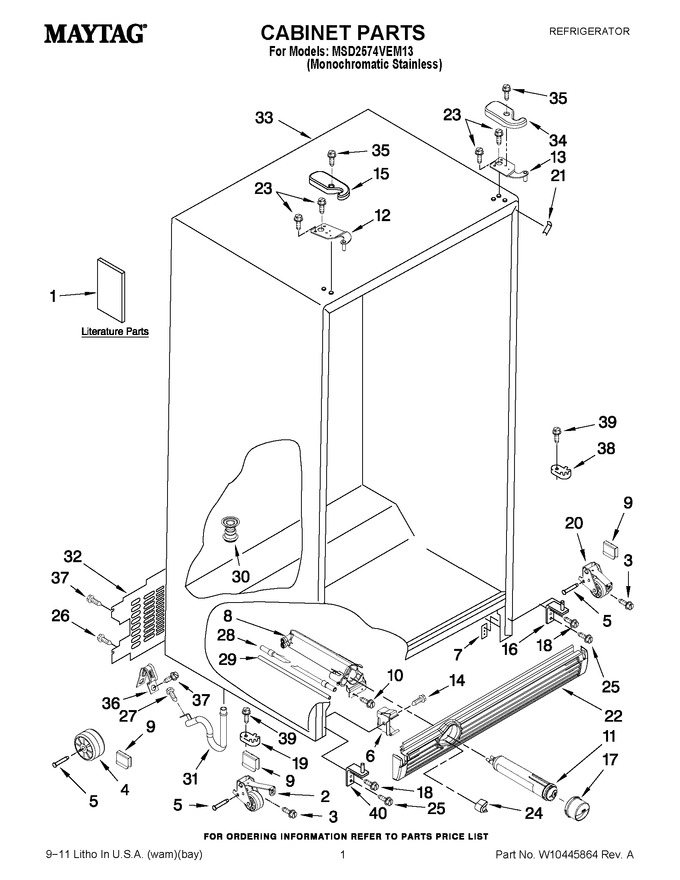Diagram for MSD2574VEM13