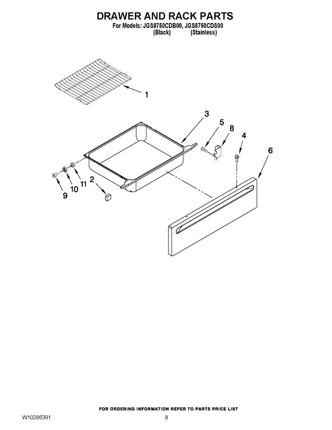 Diagram for JGS8750CDB00