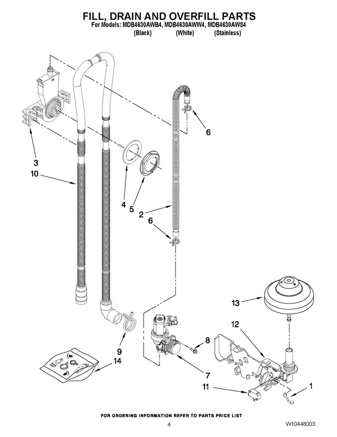 Diagram for MDB4630AWW4