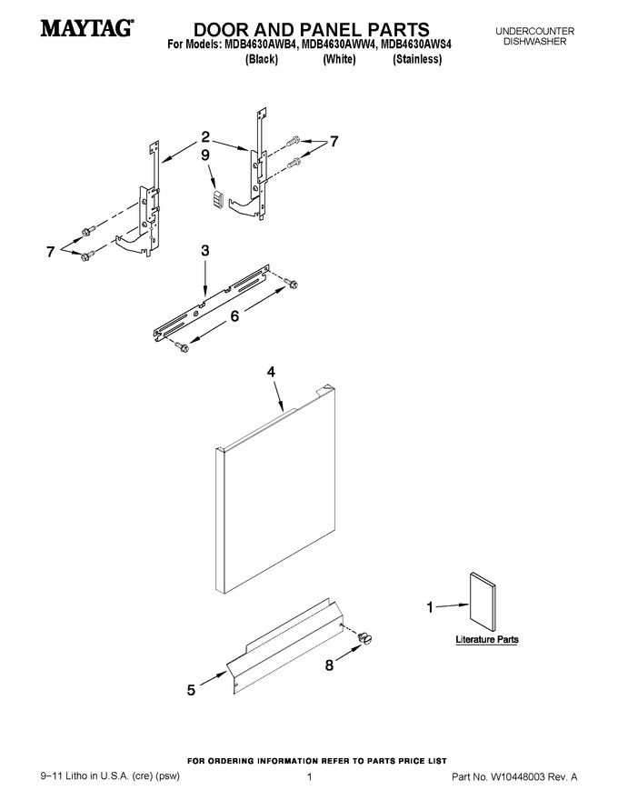 Diagram for MDB4630AWB4