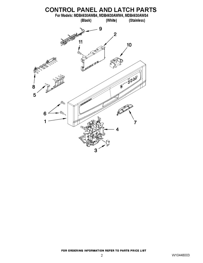 Diagram for MDB4630AWW4