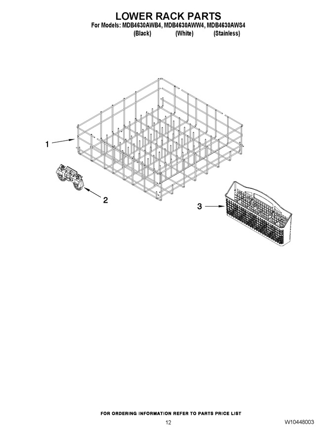 Diagram for MDB4630AWW4