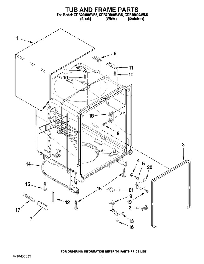 Diagram for CDB7000AWS5