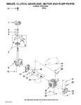 Diagram for 04 - Brake, Clutch, Gearcase, Motor And Pump Parts