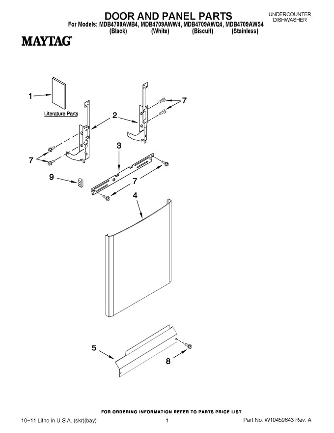Diagram for MDB4709AWQ4