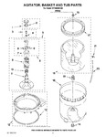Diagram for 03 - Agitator, Basket And Tub Parts