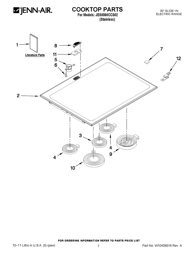 Diagram for JES8860CCS02
