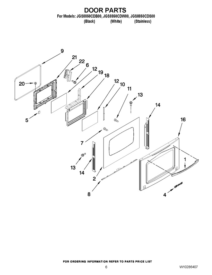 Diagram for JGS8850CDS00