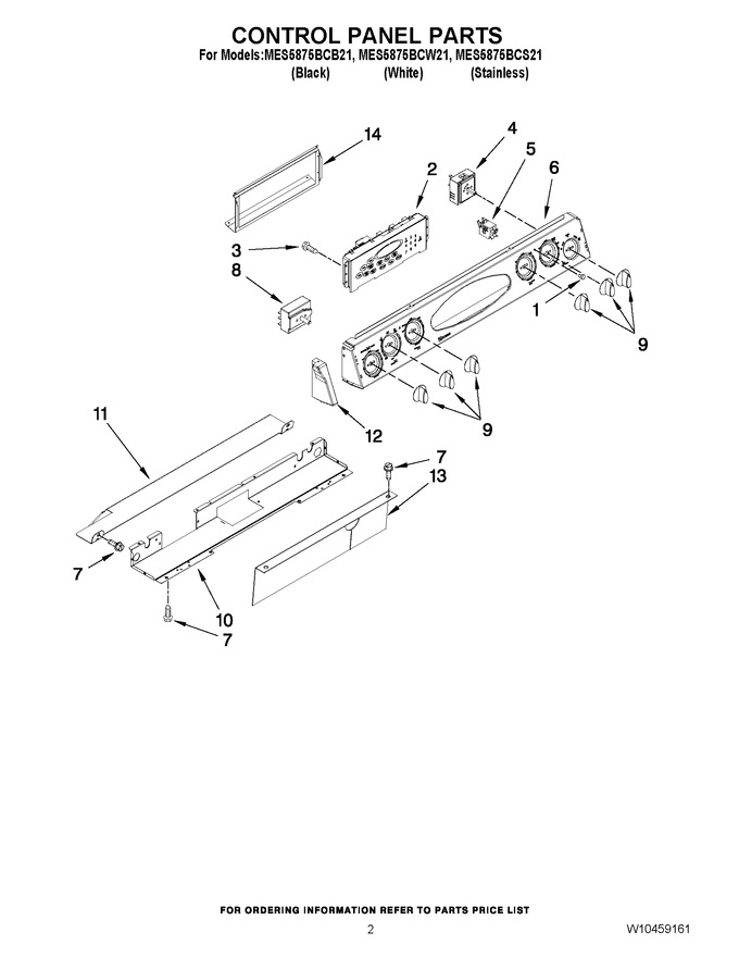 Diagram for MES5875BCW21