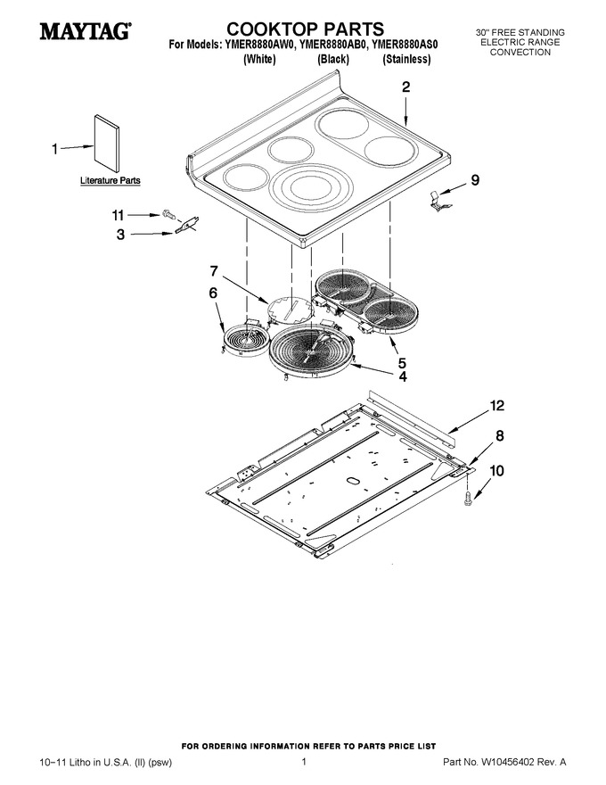 Diagram for YMER8880AW0