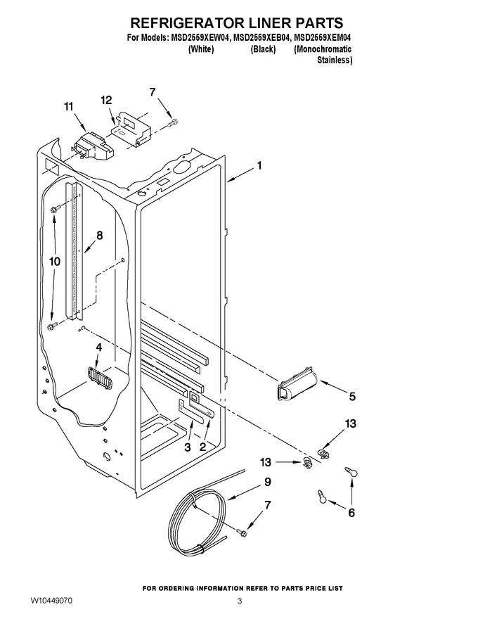 Diagram for MSD2559XEW04