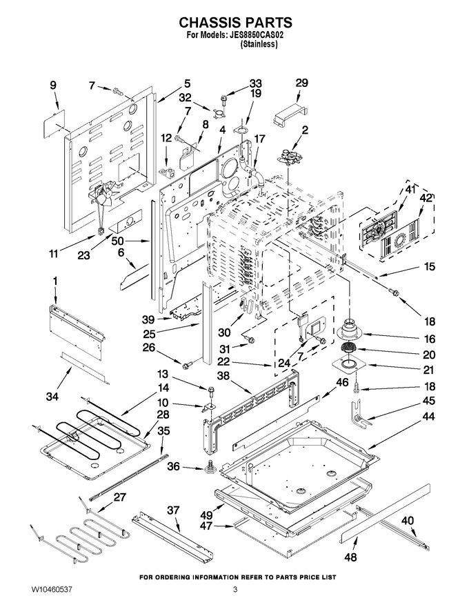 Diagram for JES8850CAS02