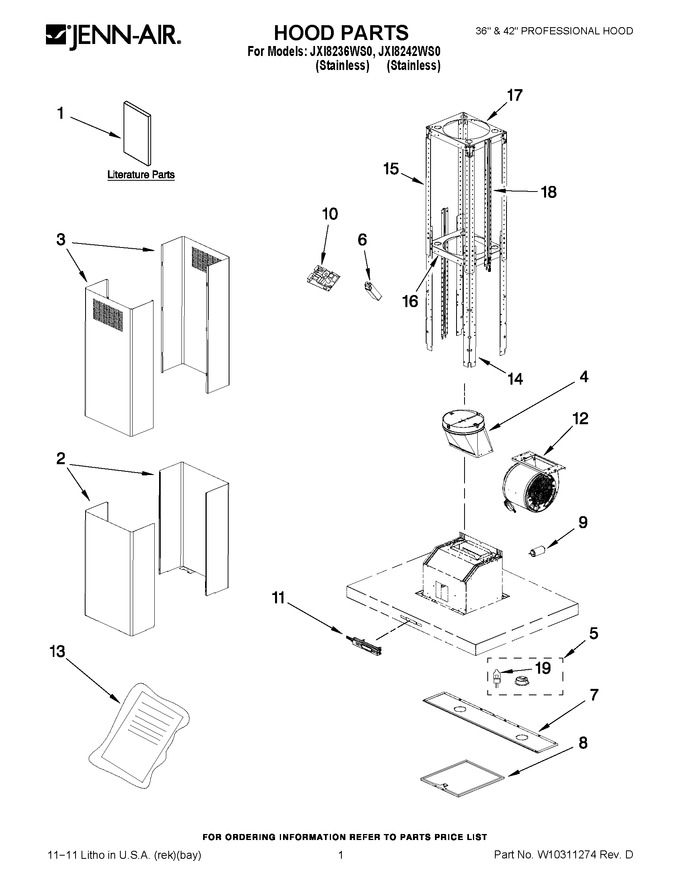Diagram for JXI8236WS0