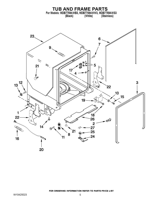 Diagram for MDB7759AWW3