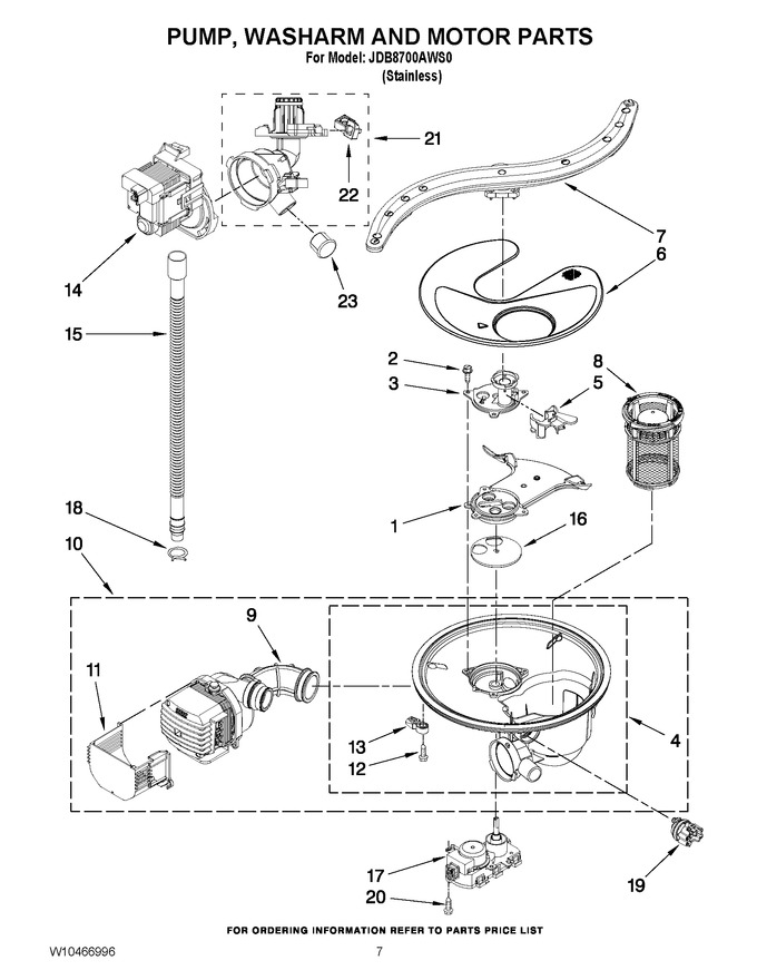 Diagram for JDB8700AWS0